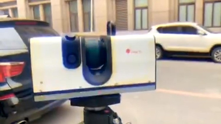 30分鐘完成一輛VOLVO整車掃描，ARECT激光三維掃描儀RAY