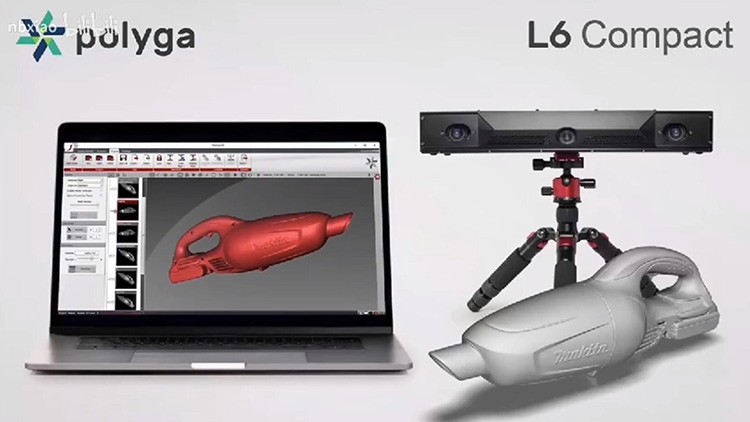 POLYGA L6三維掃描儀，即插即用系統(tǒng)，可在不到一秒的時間內(nèi)捕獲高分辨率 3D 掃描 精度低于千分之一英寸