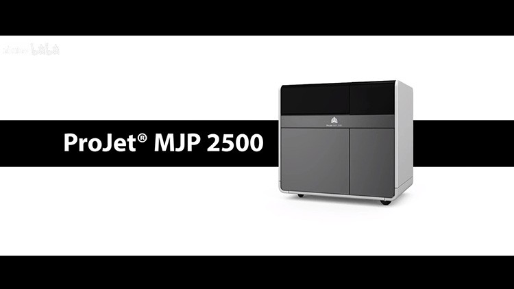ProJet MJP 2500/2500 Plus 高質(zhì)量、高速度且易于使用的多噴頭3D打印機(jī)